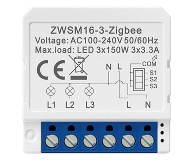 Avatto Inteligentny przełącznik dopuszkowy ZigBee TUYA - 1177074 - zdjęcie